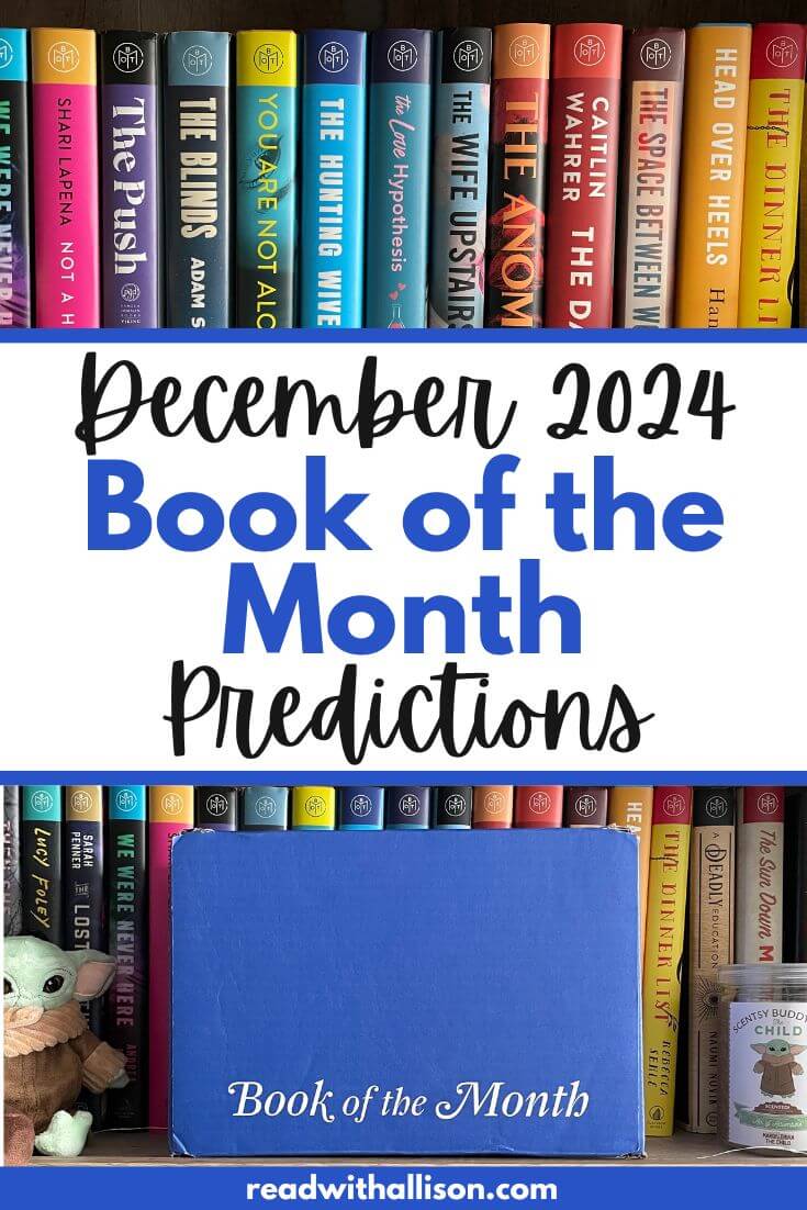 Book of the Month December 2024 Predictions Read With Allison